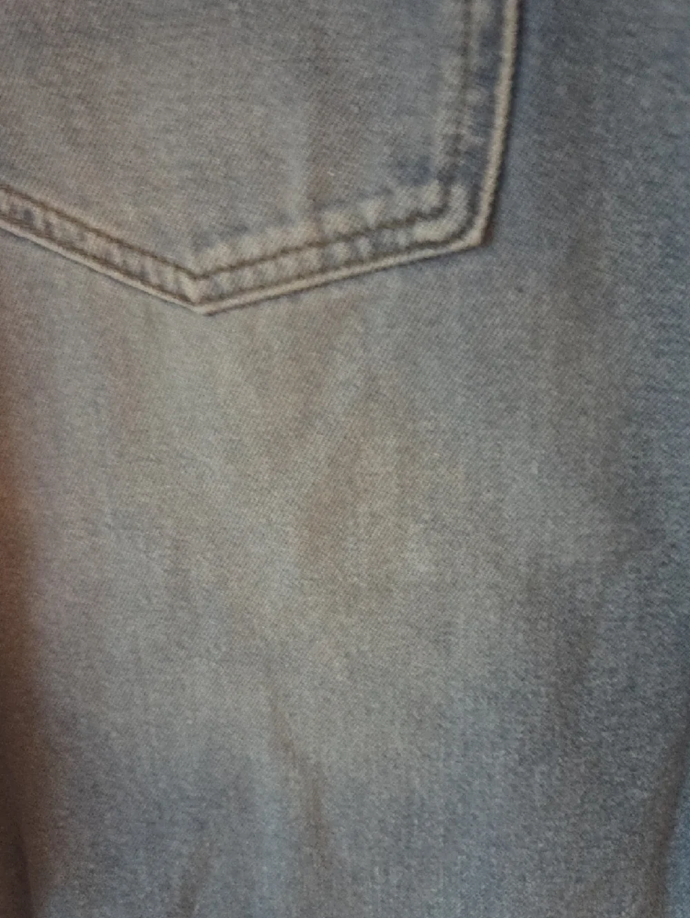 Cider Light Blue Denim Overalls with Dark Blue Straps Oversized 2x - Picture 8 of 11